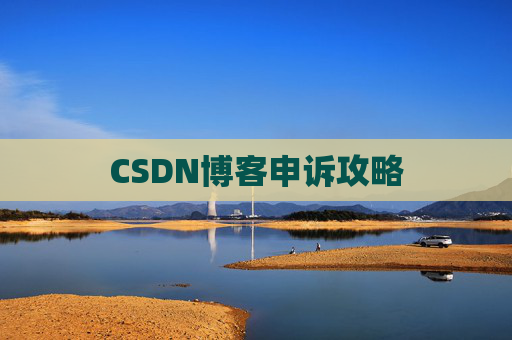 CSDN博客申诉攻略